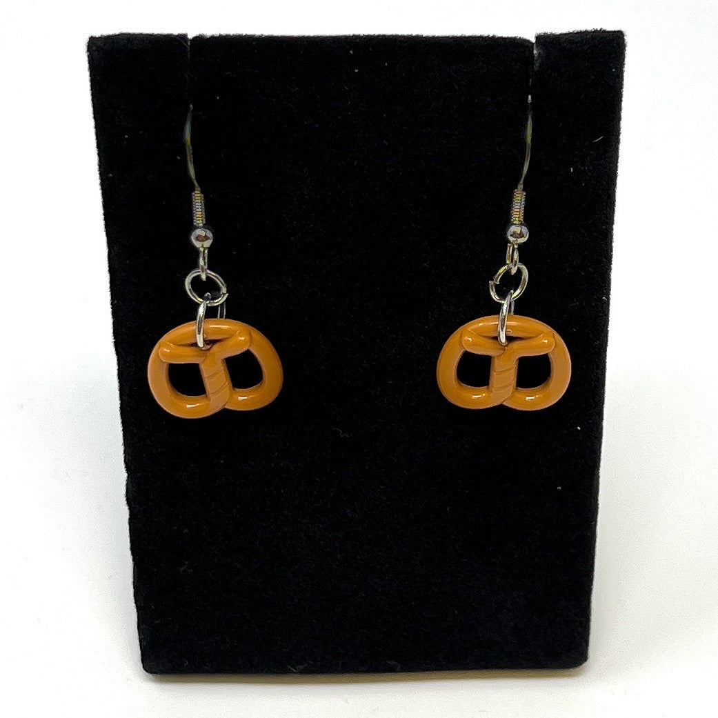 B3 Customs® Pretzel Earrings made from LEGO Bricks