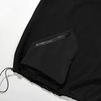 HiH33 Black Utility Hoodie - Black / M