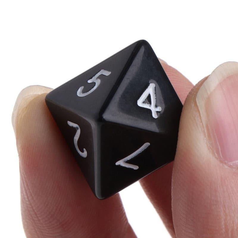 Digital Eight-sided Multi-sided Dice With Waterproof Bag-DungeonDice1