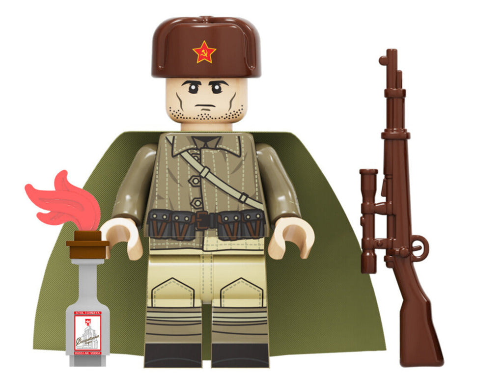 WWII - Russian Army Conscripts - 4 Man Squad - Mil-Blox