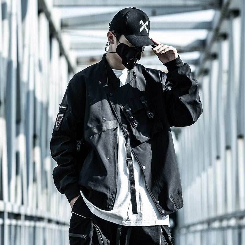 DuskJ6 Scar Slash Bomber Jacket - S