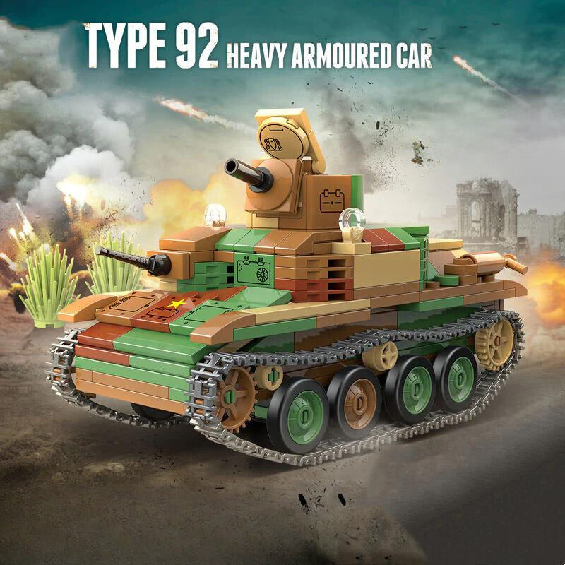 WWII - Japanese T92 - Heavy Armored Car - Mil-Blox