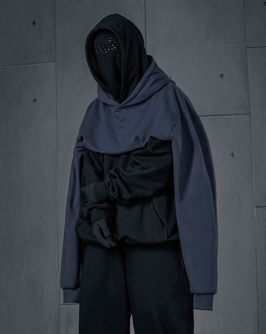 HiH30 Double Double I-Tech Hoodie - Black / M