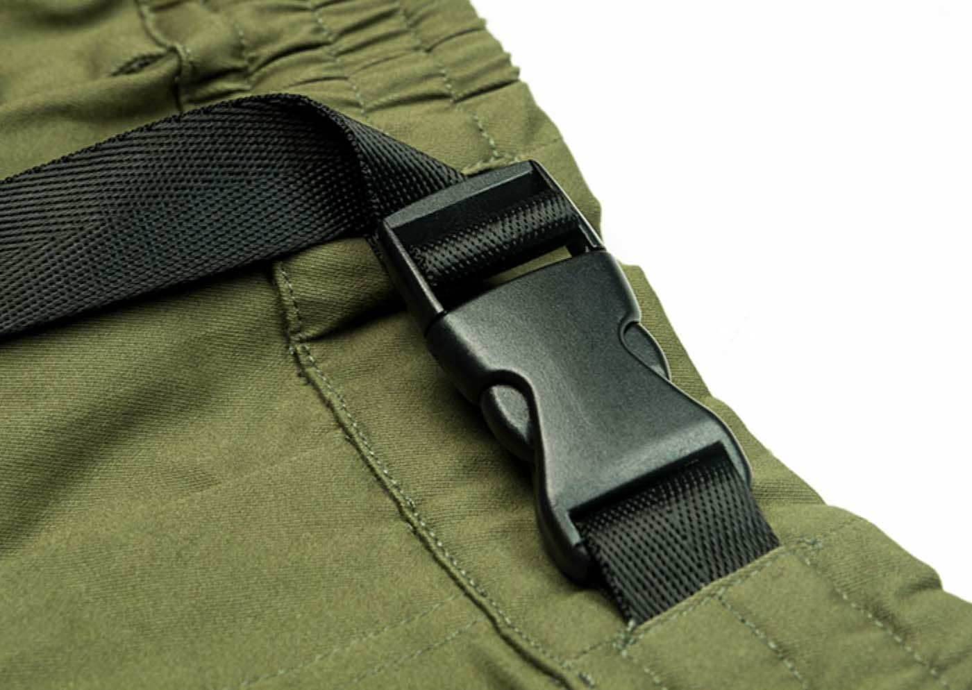 IBP332 Yin Yang Army Green Cargo Pants - Army Green / S