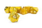 D&D Dragon Scale Metal Dice Set — Gold