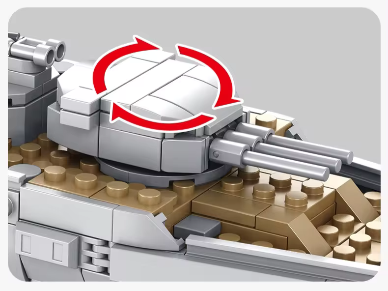WWII Deutschland Class Battleship - Mil-Blox