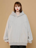 Women's Casual Hidden Hoodie - Beige / S