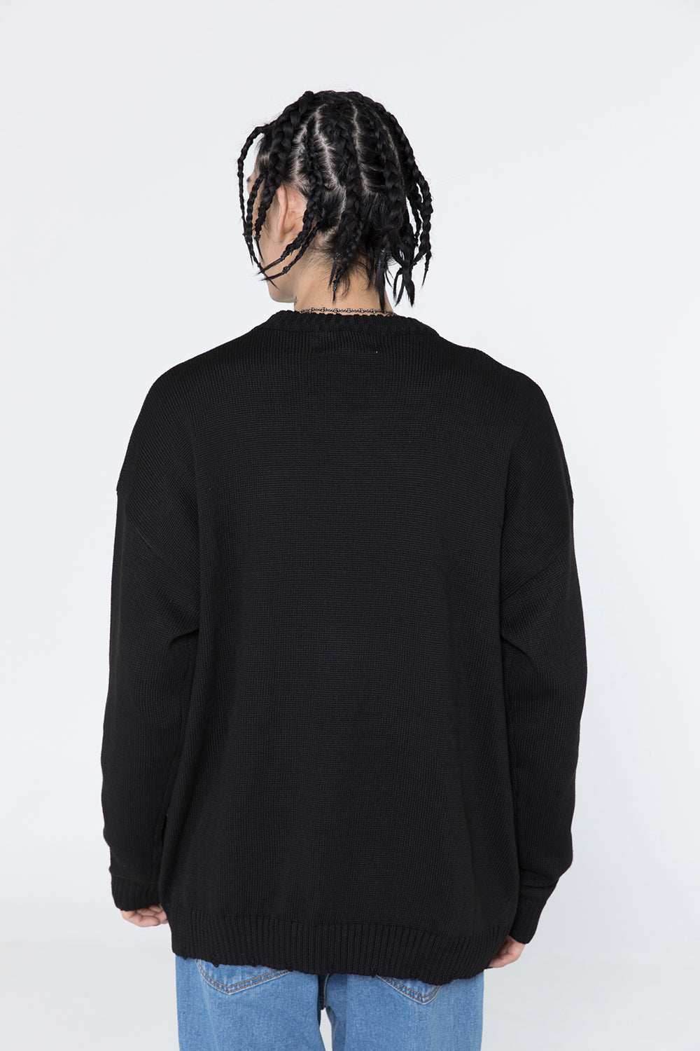 Extreme Dark Demon Knit Sweater - Black / S