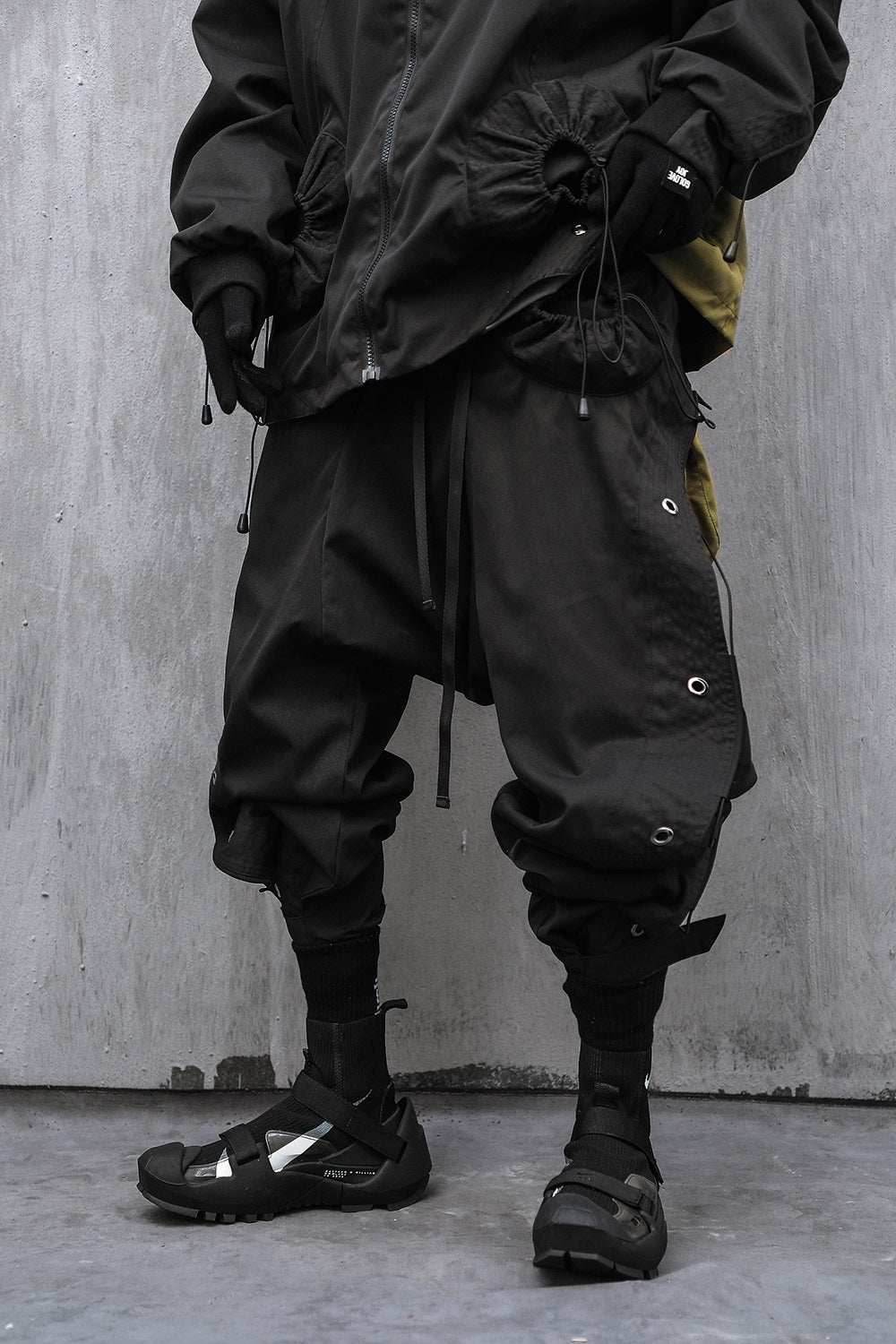 HiP22 Black Industrial Climber Pants - Black / S
