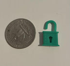 Vintage Masters of the Universe Dragon Blaster Green REPRO Padlock Lock MOTU