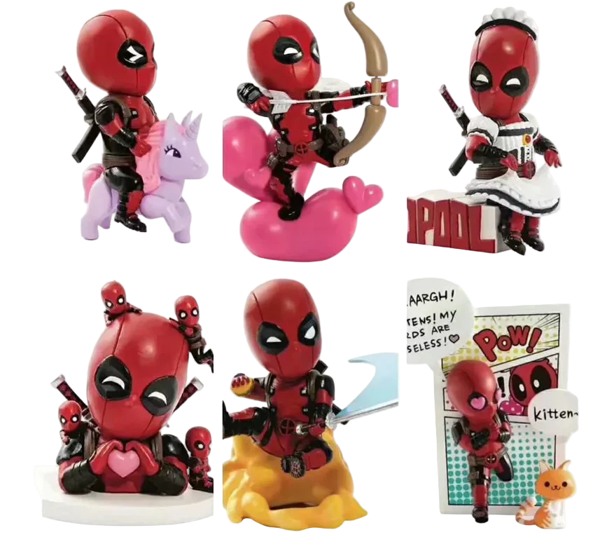 Deadpool Figurine Model and Collectible Statue