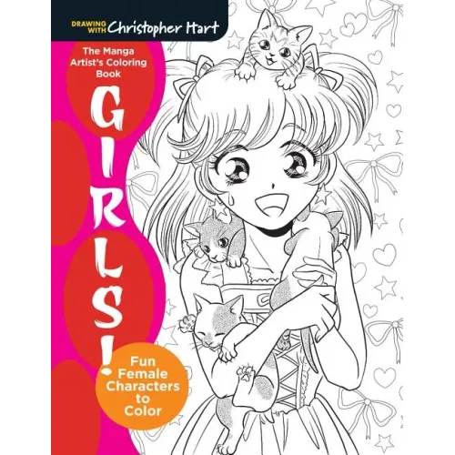 Manga Artist's Coloring Book: Girls!: Fun Female Characters to Color