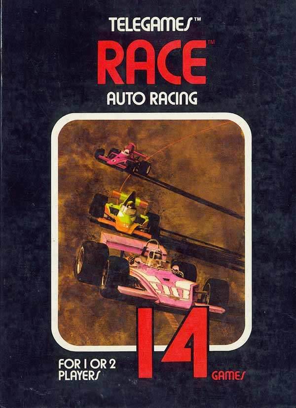Telegames Race Auto Racing (Atari 2600) - Game Manual Only