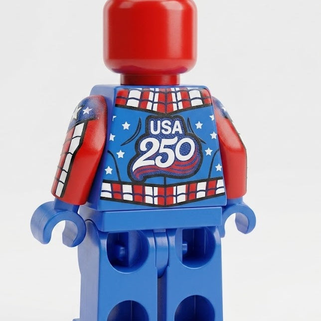 PATRIOTIC Spidey 250 Minifig