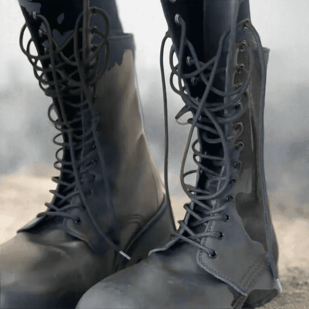 Cyberpunk Dystopian Harajuku Boots Unisex - 36