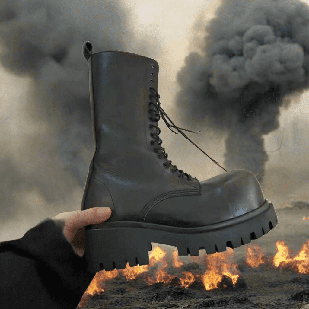 Cyberpunk Dystopian Harajuku Boots Unisex - 36