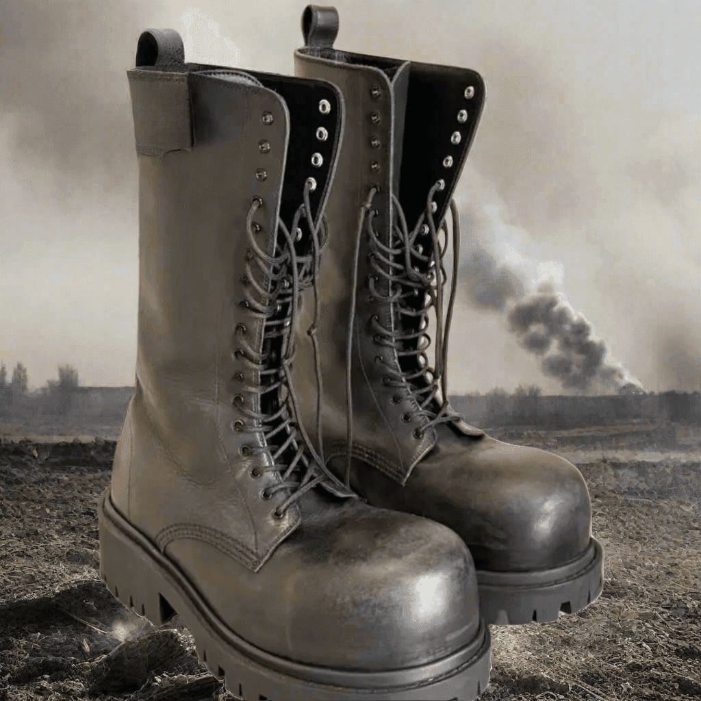 Cyberpunk Dystopian Harajuku Boots Unisex - 36