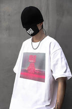 HiT19 Atom Bomb Faded Tee - White / M