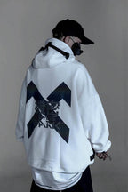 HiH13 Secret X Hoodie - White / M