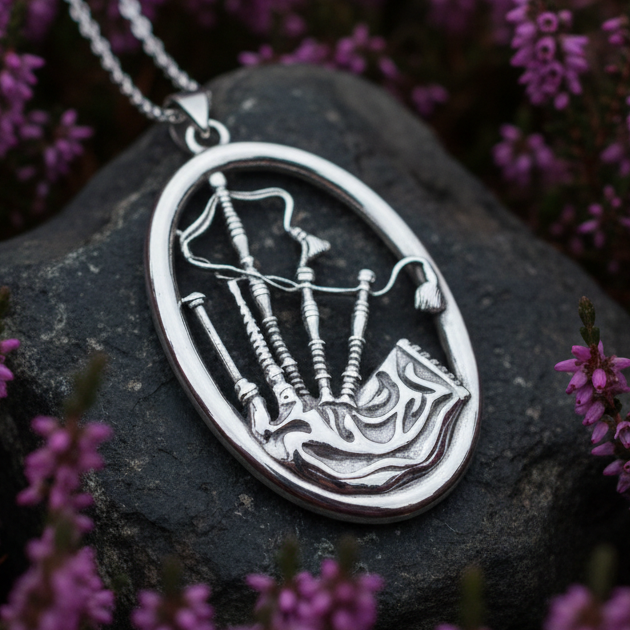 Bagpipes Forever Necklace