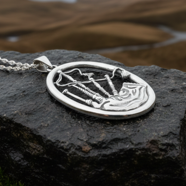 Bagpipes Forever Necklace