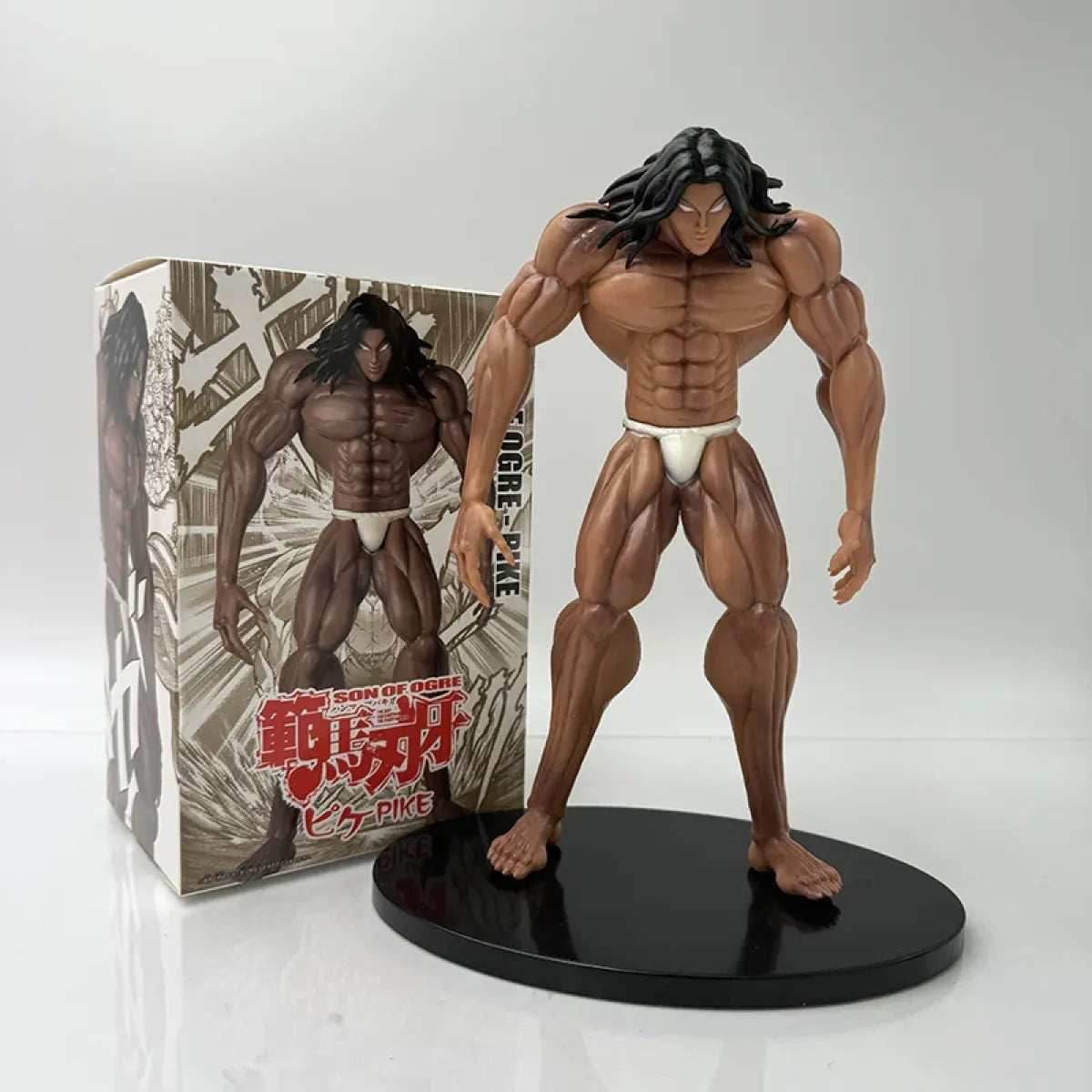 Baki Hanma 22cm Anime Figure with Pickle, Biscuit Oriba, and Kaoru Hanayama - 22cm With Retail Box