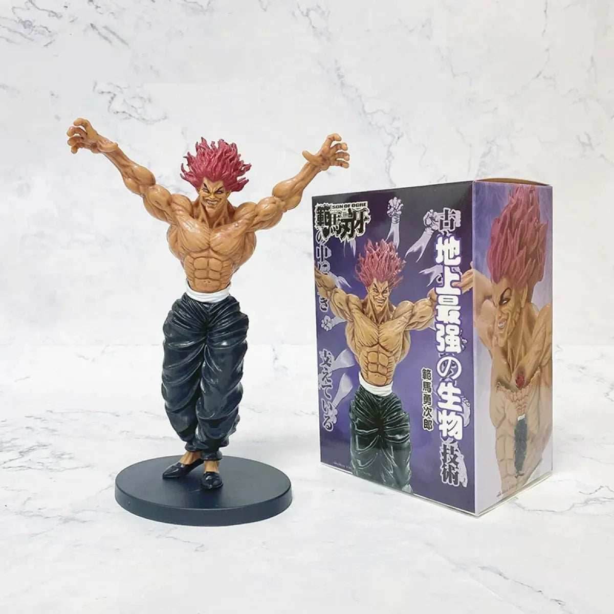 Baki Hanma 22cm Anime Figure with Pickle, Biscuit Oriba, and Kaoru Hanayama - 22cm With Retail Box 2