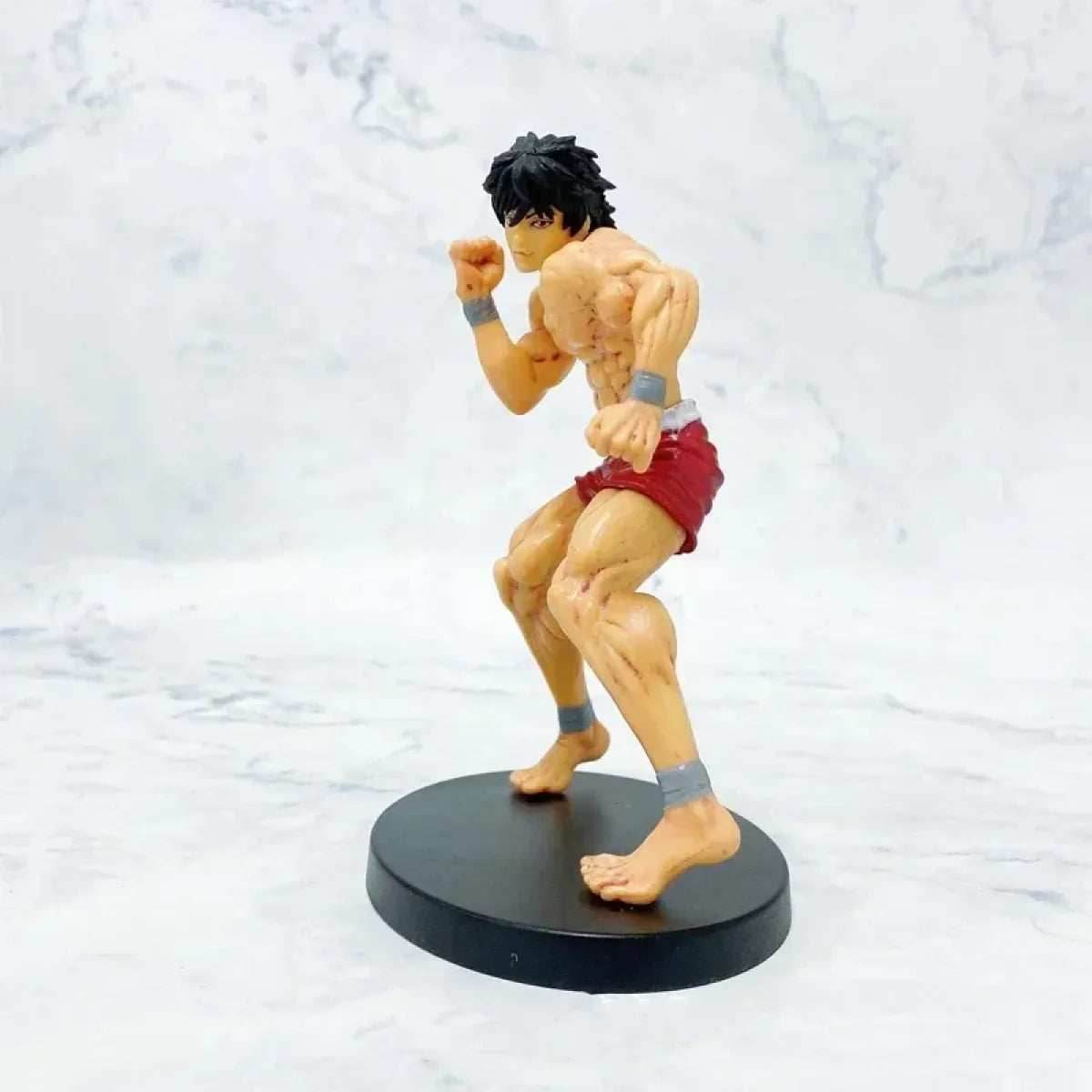Baki Hanma 22cm Anime Figure with Pickle, Biscuit Oriba, and Kaoru Hanayama - 15cm No Retail Box