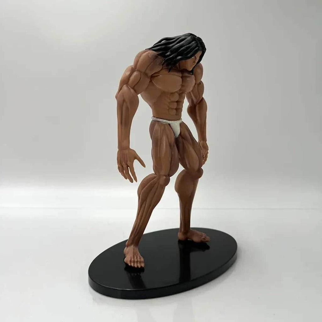 Baki Hanma 22cm Anime Figure with Pickle, Biscuit Oriba, and Kaoru Hanayama - 22cm No Retail Box