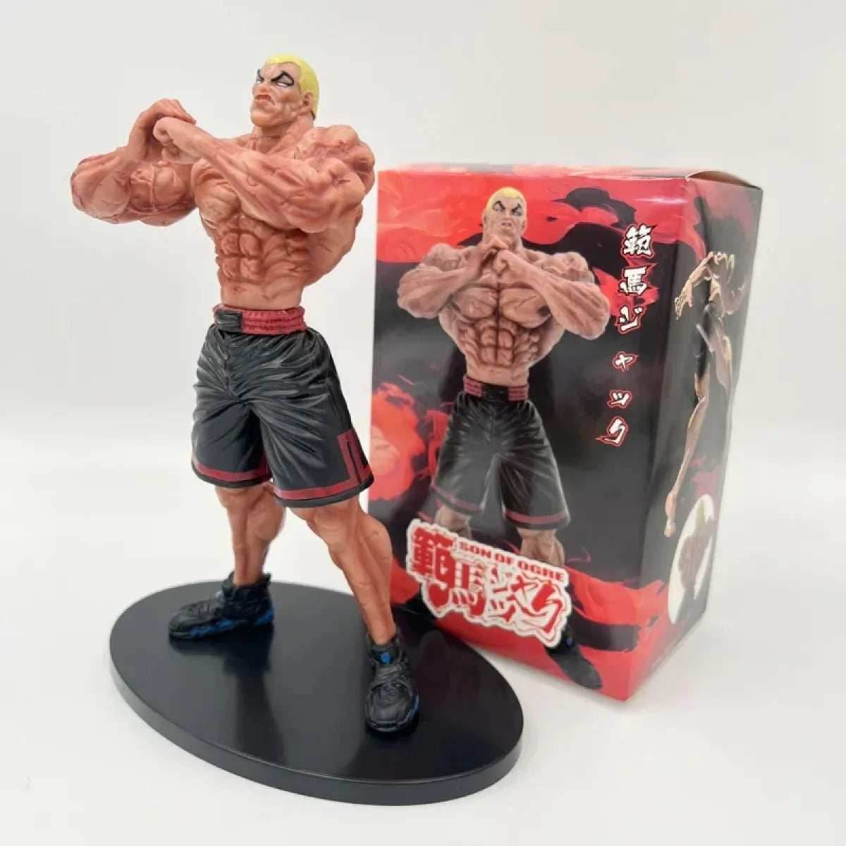 Baki Hanma 22cm Anime Figure with Pickle, Biscuit Oriba, and Kaoru Hanayama - 22cm With Retail Box 1