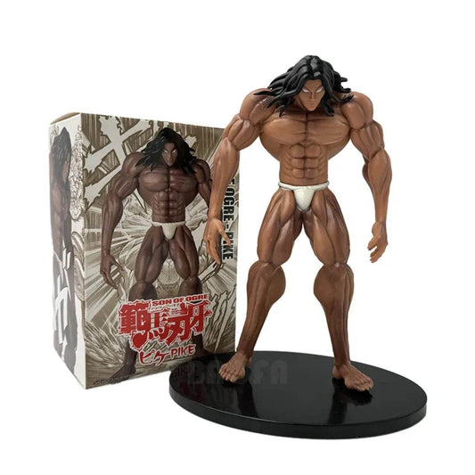 Baki Hanma 22cm Anime Figure with Pickle, Biscuit Oriba, and Kaoru Hanayama - 22cm No Retail Box