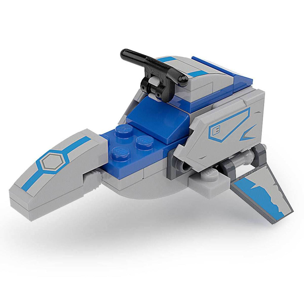 Balutar-class Swoop Speeder Bike Custom Building Set made using LEGO parts - 