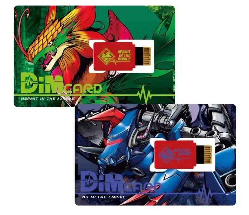 BANDAI DIM Card Digimon Adventure Agumon D-Ark PB Style EX 01 Life Bracelet Medarot V-mon Special Storage Box ANIME GIFT