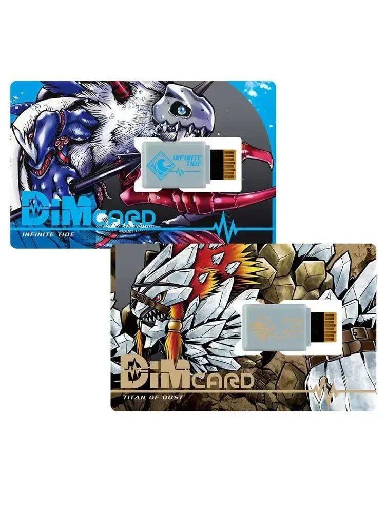 BANDAI DIM Card Digimon Adventure Agumon D-Ark PB Style EX 01 Life Bracelet Medarot V-mon Special Storage Box ANIME GIFT