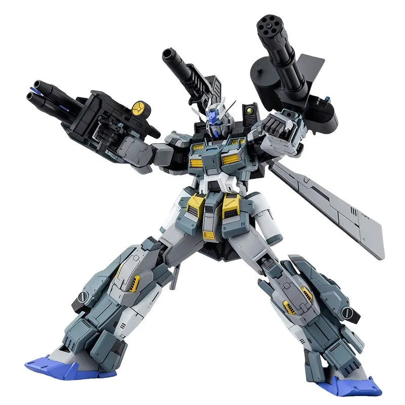 Bandai Genuine GUNDAM STORMBRINGER P.F. MG Anime Action Figure Robot Periphery Collectible Model Toy Ornaments Gift for Children