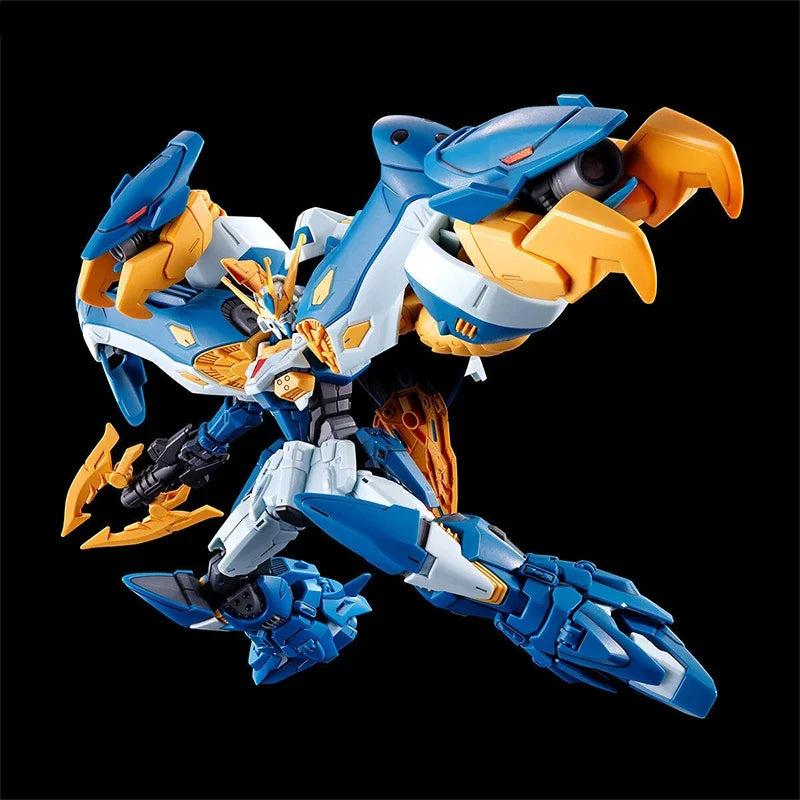 BANDAI Genuine Original Gundam HG OZ-10VMSX-2 Burnlapius Action Anime Figure PVC Collectible Model Dolls Statuette Ornament Gift