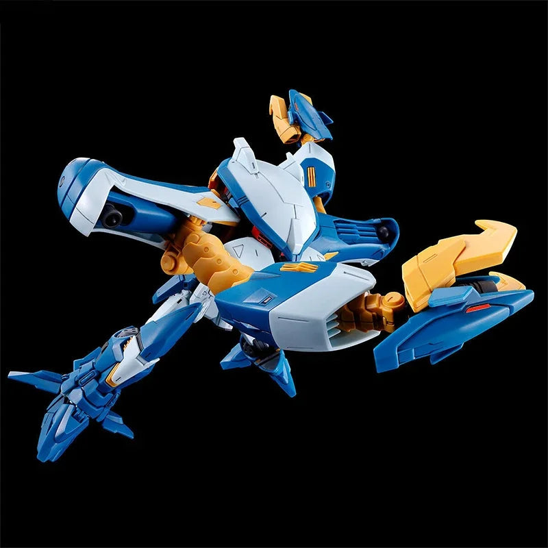 BANDAI Genuine Original Gundam HG OZ-10VMSX-2 Burnlapius Action Anime Figure PVC Collectible Model Dolls Statuette Ornament Gift