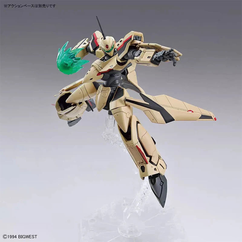 Bandai Robotech Macross Plus YF-19 Isamu Daison Machine HG 1/100 Model Kit Action Figure Model Gifts for Kids Collectibles