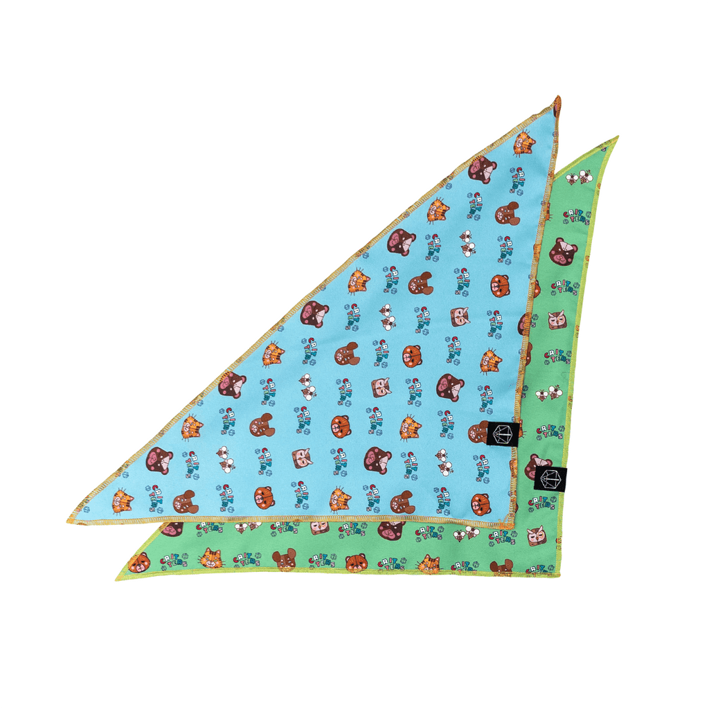 Critical Role: Reversible Pet Bandana Set 2-Pack (L) - 