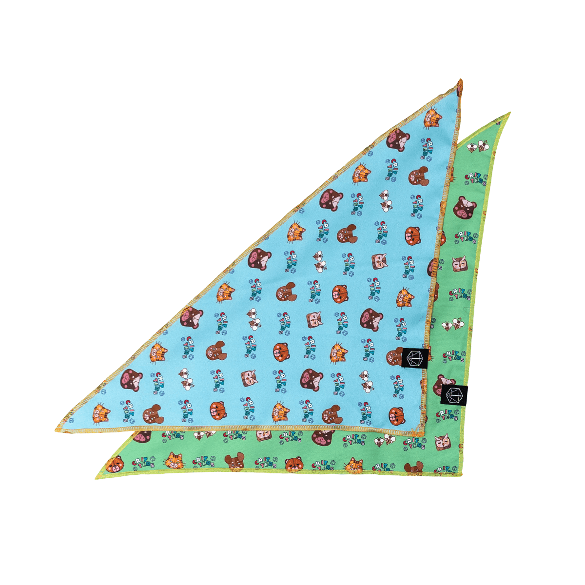 Critical Role: Reversible Pet Bandana Set 2-Pack (L) - 