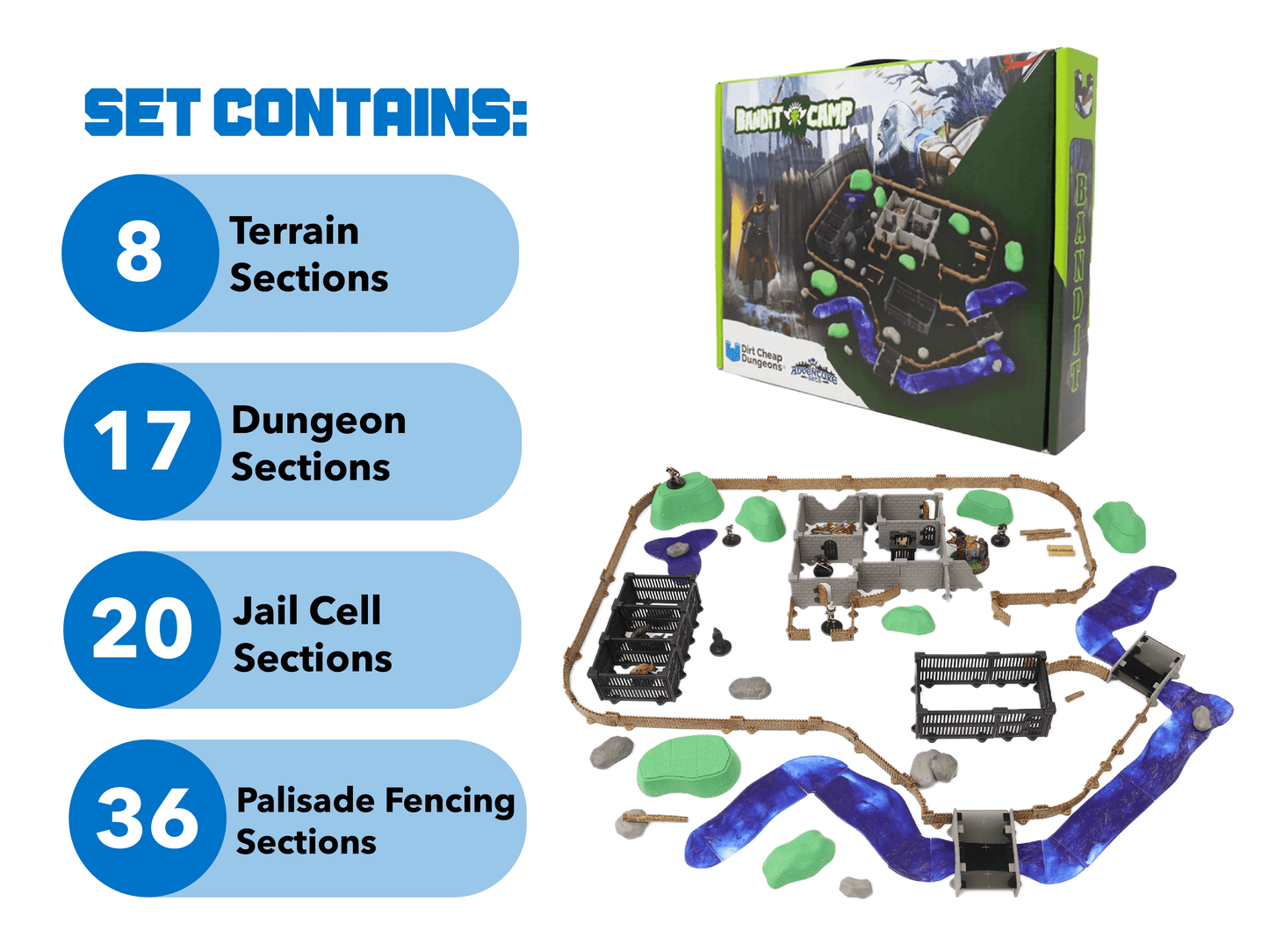 Bandit Camp Adventure Terrain Set - 