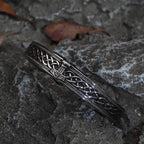 Vikings Thor's Hammer Stainless Steel Bangle Bracelet - Steel