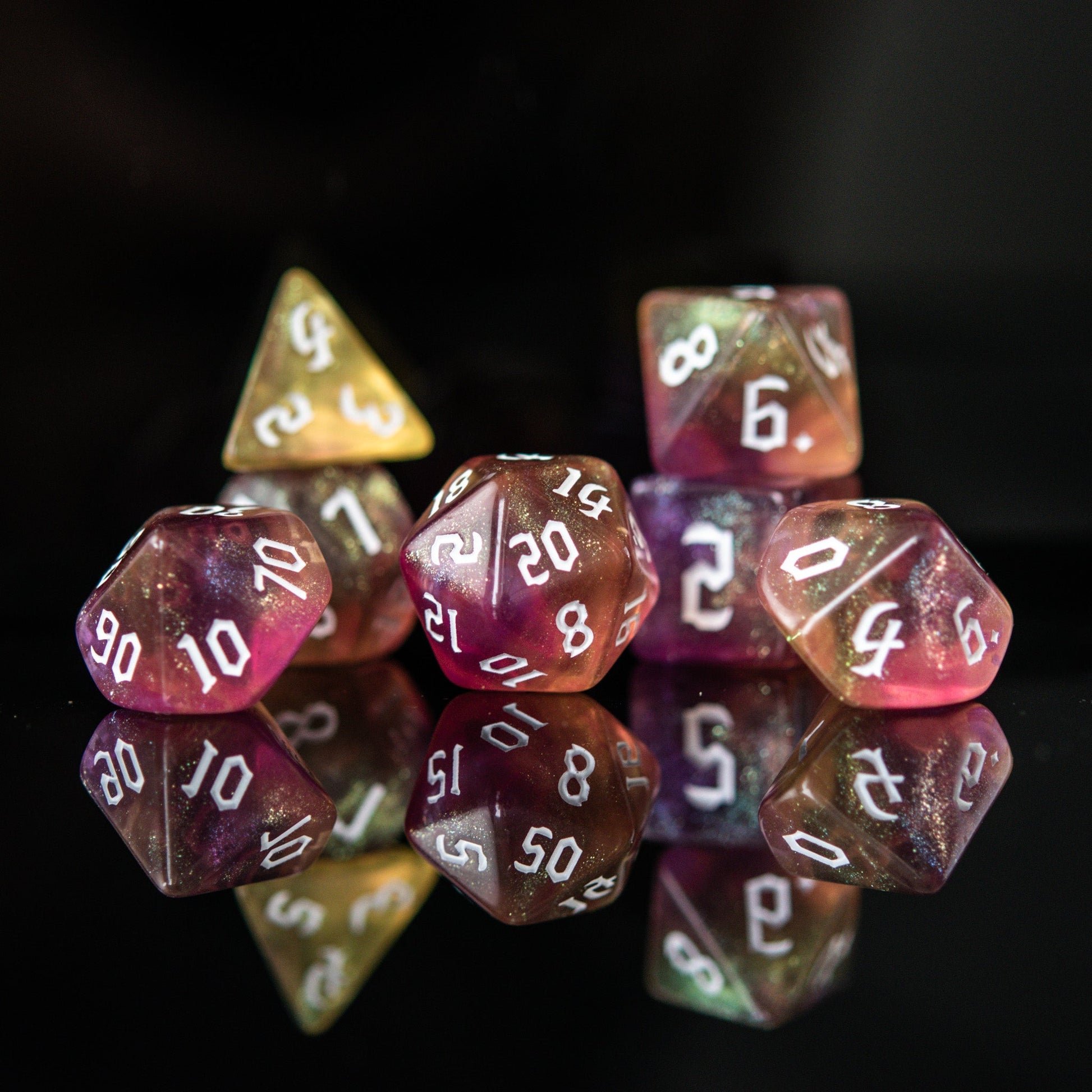 Barbarian Class Acrylic Dice Set