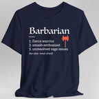 Barbarian Class Definition T-Shirt – Funny DnD Definition Tee