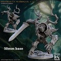 Barkwraith Primordial: Sculpt D (Forest Elemental) - With Head / Sword