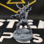 Barkwraith Spriggan: Sculpt C (Female Treefolk Ranger / Warrior) - Treefolk Appearance / Halberd