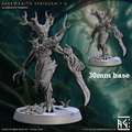 Barkwraith Spriggan: Sculpt D (Male Treefolk Warrior) - Treefolk Appearance / Claw