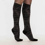 Bat Damask Knee High Socks - 