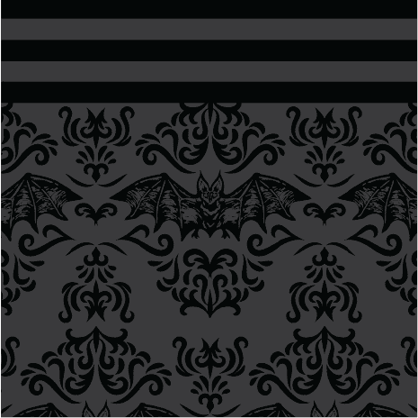 Bat Damask Knee High Socks - 