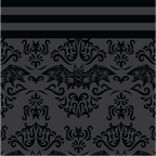 Bat Damask Knee High Socks